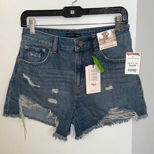 Sincerely Jules Classic Blue Ripped Jean Shorts